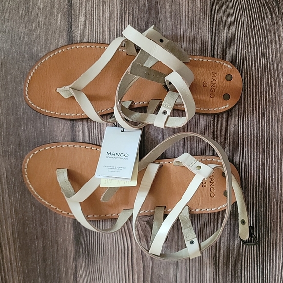 MNGO leather sandals - Picture 1 of 4